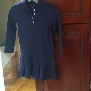 Navy Blue Girl Tommy Polo Dress